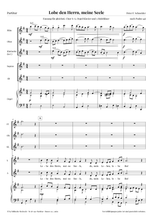 Laden Sie das Bild in den Galerie-Viewer, Lobe den Herrn, meine Seele · Partitur21 (gleichsti. Chor & Orgel & drei Holzbläser)