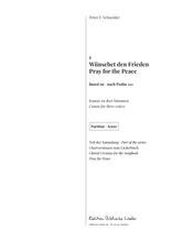Laden Sie das Bild in den Galerie-Viewer, 1 Wünschet den Frieden · Pray for the Peace, Titelseite
